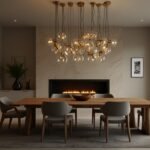 Arañas colgantes para living
