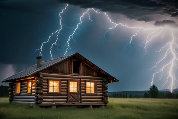Modern Log Cabin