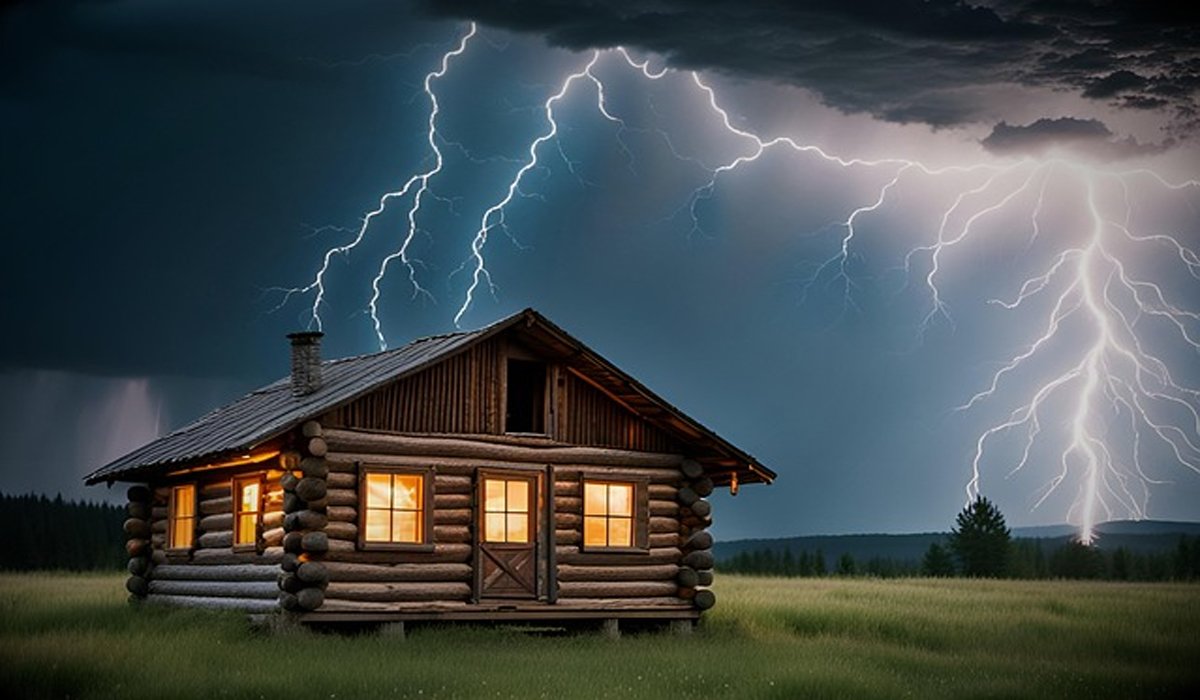 Modern Log Cabin